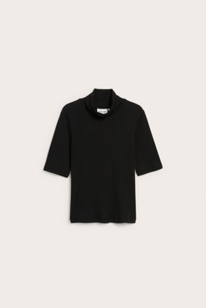 Kappahl | Ribbestrikket topp | Svart