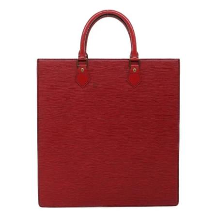 Louis Vuitton Vintage Pre-owned Leather handbags röd, Dam Vintage Väskor, Dam, Storlek: ONE SIZE