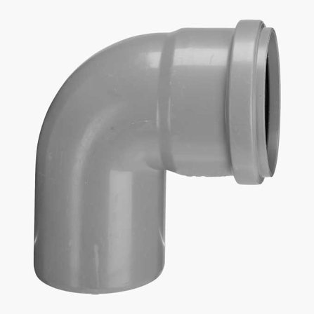 Avloppsböj 87° 75 mm - Biltema