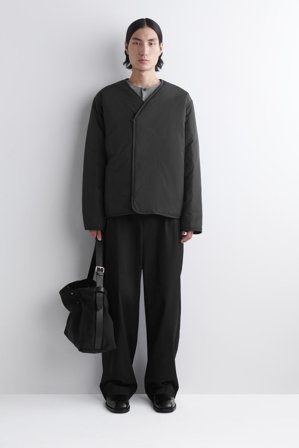 COS Utility Messenger Bag - Canvas in Black - Men