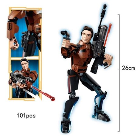 Darth Vader Storm Trooper Star Wars Dock Rakennuspalikkalelu 【Pussitettu】 Han Solo