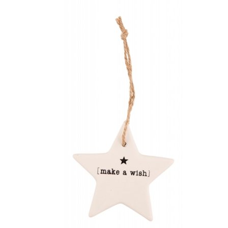 Stjärna dekorartion inreda pynta jul gran ris hänge present