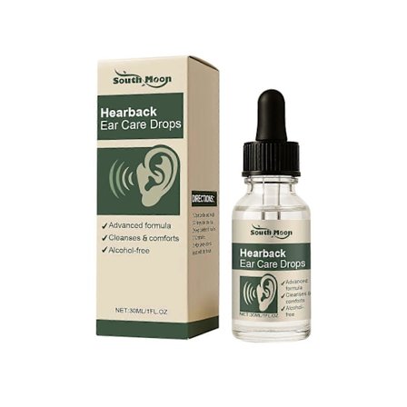 Øredråper Skånsom Formel for å Lindre Tinnitus ved å Fjerne Blokkerte Sekreter | Lett å Bruke og Bærbare Øredråper for Daglig Bruk