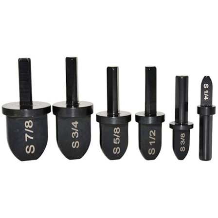 6 st Expanderingsverktyg Borr Set, Manuellt Expanderingsverktyg Borr för Kopparrör - Lagerstål Borrexpander med 7/8", 3/4", 5/8", 1/2", 3/8", 1/4" 