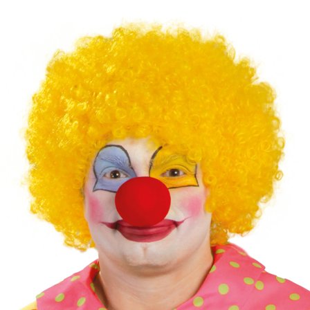 Klovne Parykk Gul