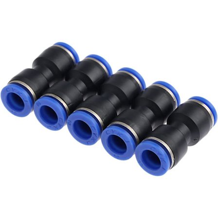 10mm snabbkoppling slang direkt tryck pneumatisk kopplingssats 5 delar
