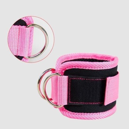 2-pak ankelstropper til kabelmaskiner – justerbare manchetter til ben- og sædeøvelser