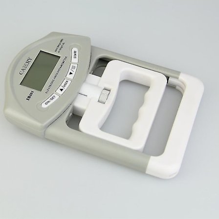 Grå digital hånddynamometer - Elektronisk grebsstyrketester med automatisk registreringsfunktion