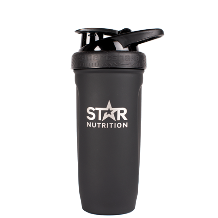 Star Nutrition Gear Star Nutrition Stainless Steel Shaker Black 900ml