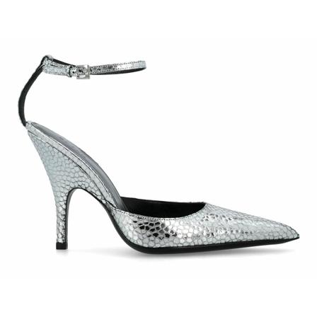 By FAR Women& Schoenen Closed Silver Ss23 , Grijs , Dames , Maat: 38 EU