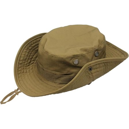 Solhatte til mænd og kvinder, spandhat UPF 50+ Boonie Hat sammenklappelig UV-beskyttelse Vandring Strandfiskeri Sommer Safari