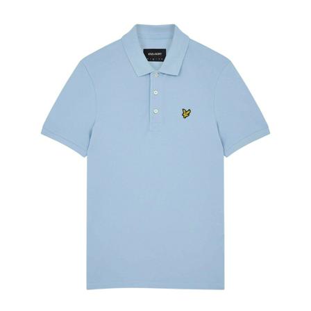 Lyle & Scott Plain Polo Shirt , Blauw , Heren , Maat: M
