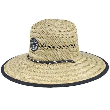 Rip Curl - Beige straw Hatt - Kids Logo Natural Straw Hat @ Hatstore
