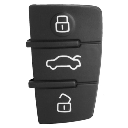 Smart Key-fodral med 3 knappar för Audi A3 A4 A6 A8 TT Q7 S6