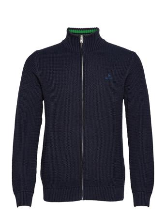 D2. Cotton Structure Full Zip Blue GANT