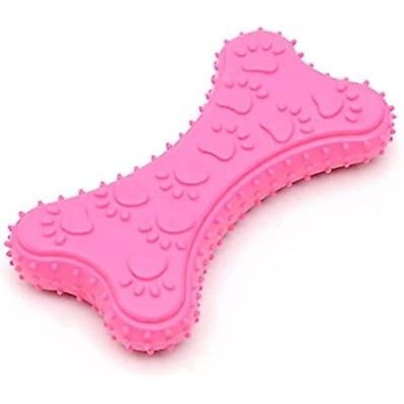 Gummidentale Legetøj til Hunde og Katte Hvalpe Tyggelegetøj Spa Legetøj (tilfældig Farve)