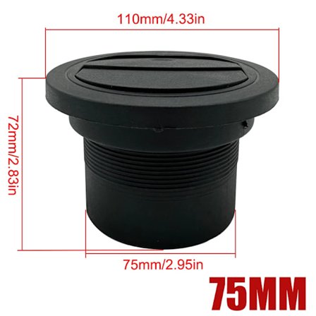 2X 42/60/75/90mm Parkeringsvärmare Diesel Varm Luftventil Kanalrör Utlopp Roterbar Avgasanslutning Bil Lastbil VAN Husbil