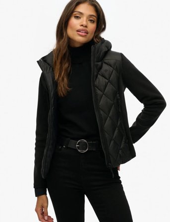 Superdry Sport Hooded Heritage Storm Jacket - Black - S