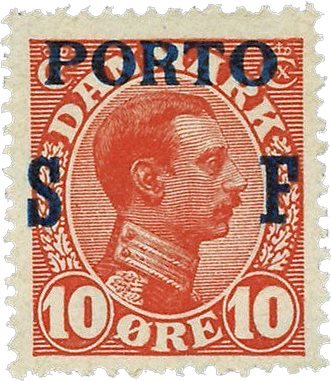 Danmark 1921 - Portomærke AFA 8 - Postfrisk