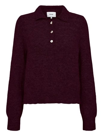 Nümph Nuciara Riette Pullover - Burgundy - XL