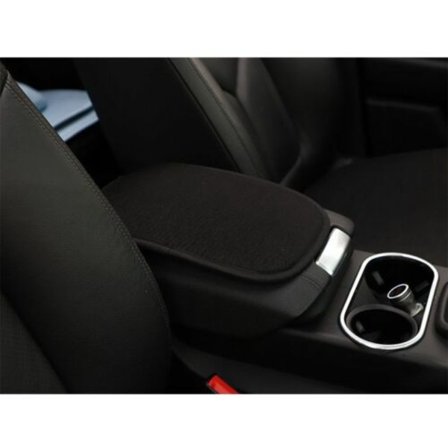 Bilinredning Armstöd Dyna Skyddskudde Auto Seat Förvaringsbox Överdrag Svart