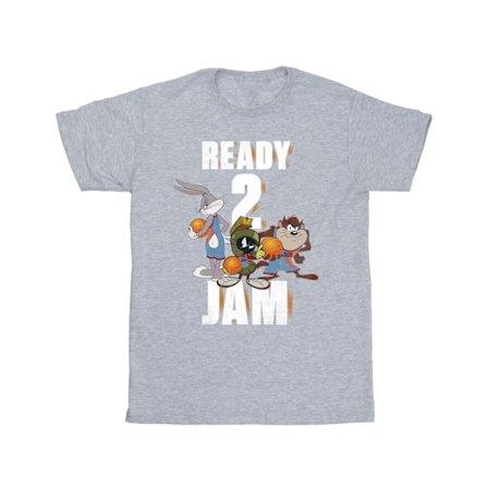 Space Jam: A New Legacy Herr Ready 2 Jam T-shirt XL Sports Grey