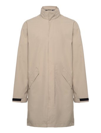 H2O Rømø Logo Lw Rain Long Jacket - Beige - L