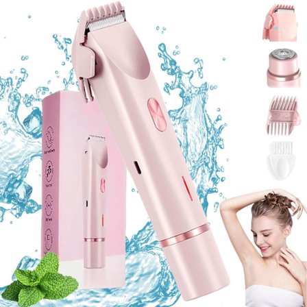 3-i-1 Ladyshaver för kvinnor - Elektrisk rakapparat - Vattentät - Epilator - Bikini Trimmer - Smidig rakapparat - Trimmer för kvinnor