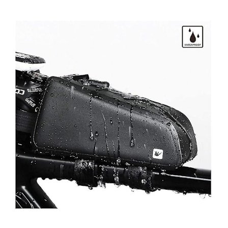 Polkupyörän laukku, pyörän yläputken laukku, pyörän runkolaukku, vedenpitävä ja vakaa pyörän runkolaukku, pyörän laukku, ammattimaiset 