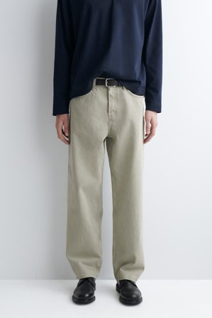 COS Homme Jean Rider Droit Décontracté in Vert