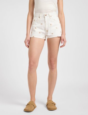 Lee Jeans Rider Short 2In - White - 28