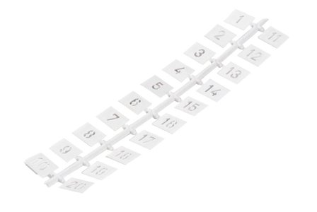 Stansefabrikken Tallsett 21-40 for tallskinne