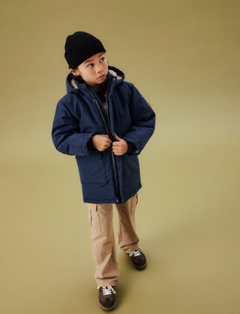 name it Nkmmarlow Parka Jacket Pb - Navy - 116