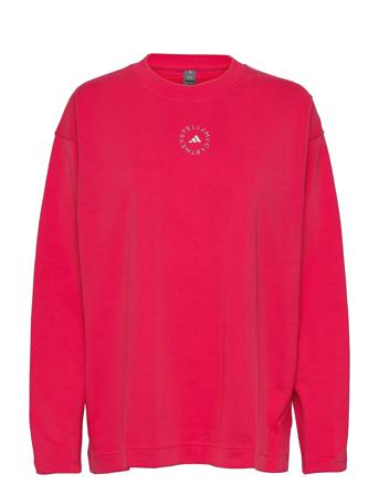 Cotton Long Sleeve Tee W Pink Adidas By Stella McCartney