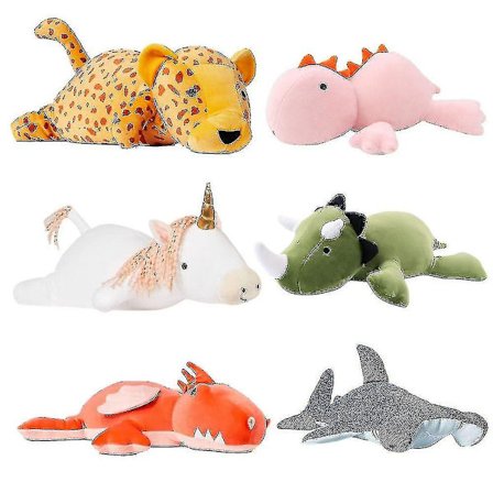 Triceratops-dinosaurus ahdistusta lievittävä pehmolelu -b W