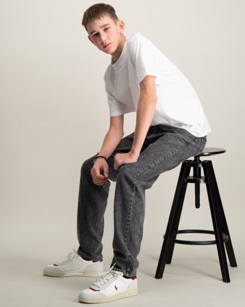 RYVLS Urban Loose Denim Grau Jeans Jungen - Kids Brand Store