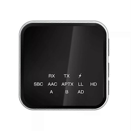 Bluetooth Audio Splitter Sender Modtager 2 i 1 Trådløs 3.5MM AUX Adapter Til 2 stk Hovedtelefoner Lytter Sammen