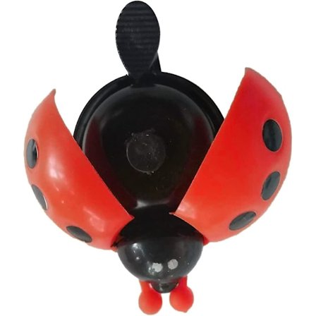 Cykelklocka Mini Cykelklocka Söt Djur Nyckelpiga Horn Cykel Cyklist Varningsklocka För Barn Cykling Ringklocka-formad Söt Nyckelpiga, Röd