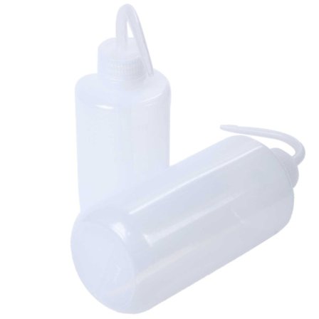 Blomma suckulent vattenflaska Plastböj munvattenburkar pressflaska - 250 ml och 500 ml