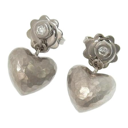 Tiffany & Co. Pre-owned, Earrings Grijs, Dames, Maat:ONE Size