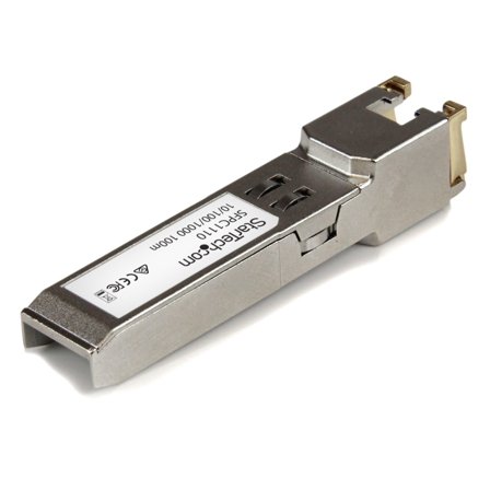 StarTech Cisco SFP-GE-T Compatible SFP Module, 1000BASE-T, SFP to RJ45 Cat6/Cat5e, 10/100/1000 Mbps, RJ-45 (Copper) 100m, Cisco IE3400, IE3300,