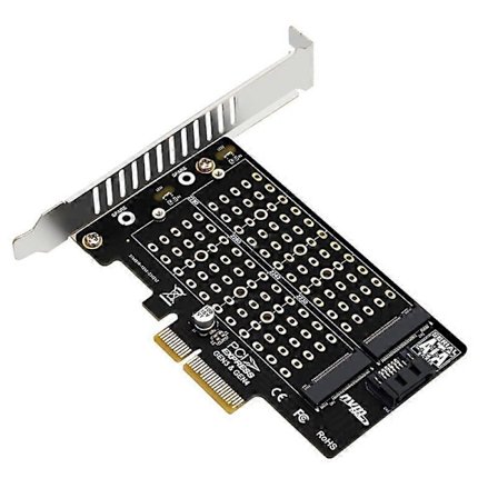 M.2 NVMe NGFF SSD till PCIE SATA Adapter PCIE till M2/M.2 Adapter SATA M.2 SSD PCIE Adapter M Nyckel B Nyckel
