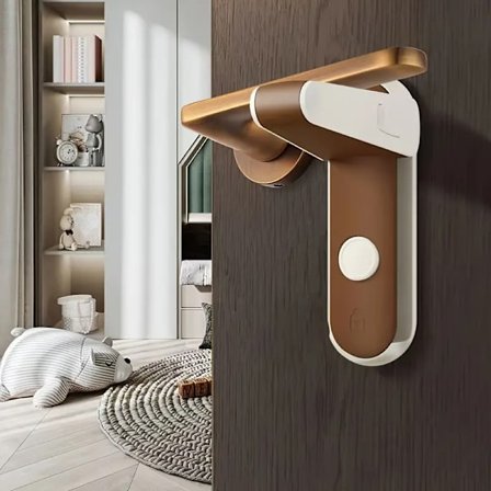 Lapsilukko, vauvan oven lukko, ovenkahvan suoja ilman porausta, lemmikkieläinten oven lukko