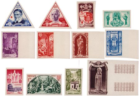 Monaco - YT ND353-364 - Utakket - Postfrisk