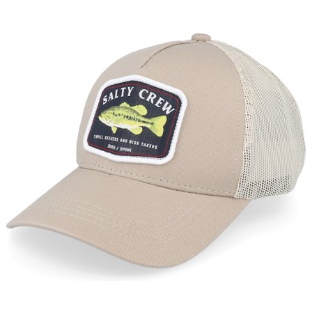 Salty Crew - Beige trucker Cap - Bigmouth Dark Khaki Trucker @ Hatstore