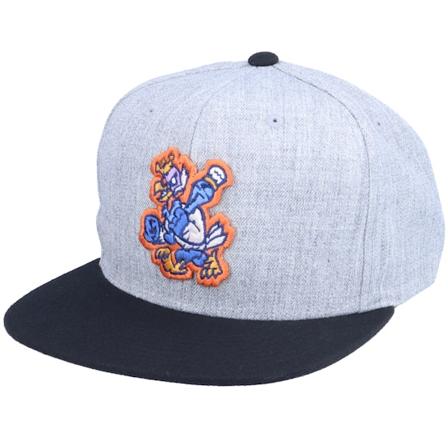Iconic - Grå snapback Keps - Manny x Hatstore King Vulture Heather Grey/Black Snapback @ Hatstore