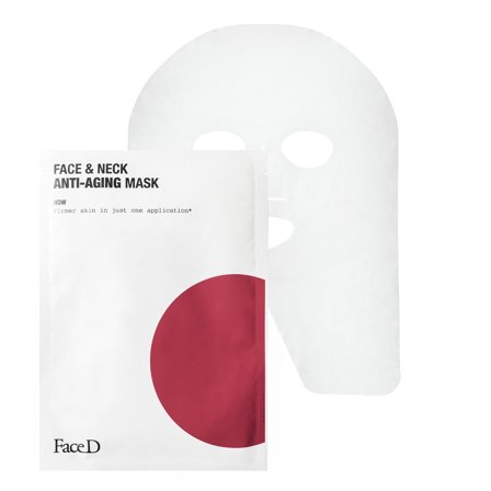 FaceD Face & Neck Anti-Aging Mask 1pz - Maschera Anti-età viso