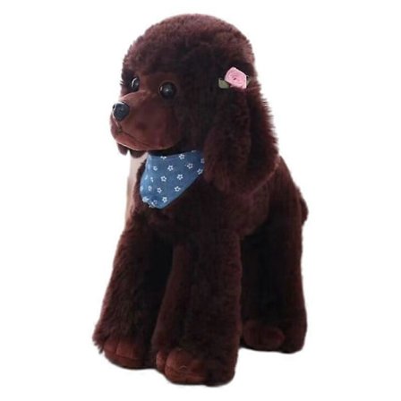 Puddel simuleringshund plysjleketøy Teddy hund dukke jente barn bursdagsgave-lingling}
