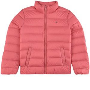 Kids - Tommy Hilfiger Deep Watermelon Logo Down Jacket 14 Years - Coats and jackets - 14 years - Red