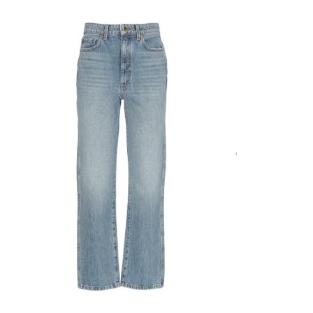 Khaite, Straight Jeans Blauw, Dames, Maat:W25